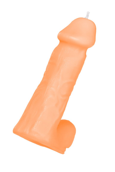 Оранжевая сувенирная свеча «Пенис» Оранжевая сувенирная свеча «Пенис»