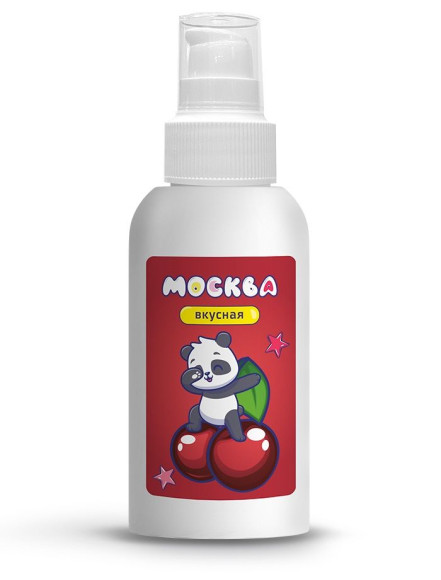 Универсальная смазка с ароматом вишни Москва Вкусная - 100 мл. Универсальная смазка с ароматом вишни Москва Вкусная - 100 мл.