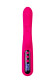 Ярко-розовый вибратор с клиторальной стимуляцией Rablock - 23,5 см.