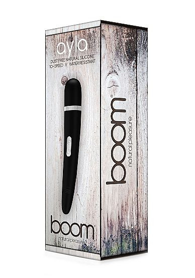 Черный фаллоимитатор с вибрацией Yla White - 19 см.