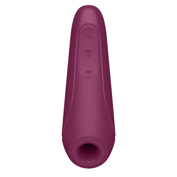 Бордовый вакуум-волновой стимулятор Satisfyer Curvy 1+ Бордовый вакуум-волновой стимулятор Satisfyer Curvy 1+