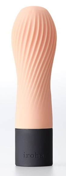 Персиковый рифленый мини-вибратор IROHA ZEN HANACHA - 12,7 см. Персиковый рифленый мини-вибратор IROHA ZEN HANACHA - 12,7 см.