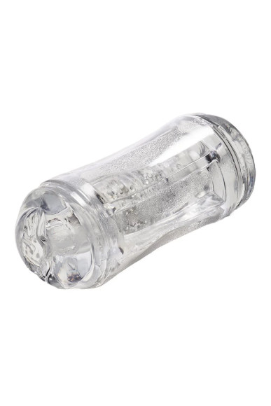 Прозрачный двусторонний мастурбатор Sophia - вагина и анус