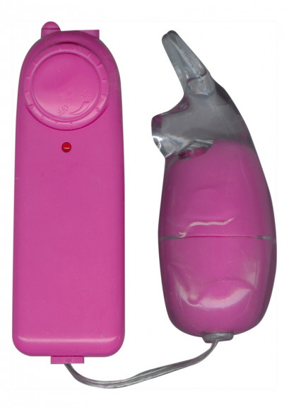 Лиловое виброяйцо-зайчик FUNKY BUNNY VIBRETTE - 8 см.