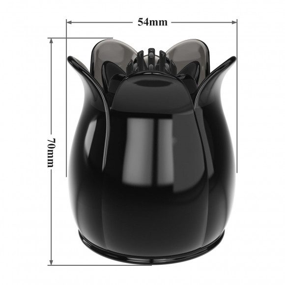 Черная насадка для wand-массажера