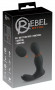 Черная анальная пробка с вибрацией, вращением и пультом ДУ RC Butt Plug with 2 Functions