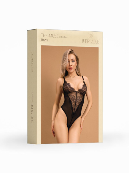 Соблазнительное боди с кружевом и V-образным вырезом Соблазнительное боди с кружевом и V-образным вырезом