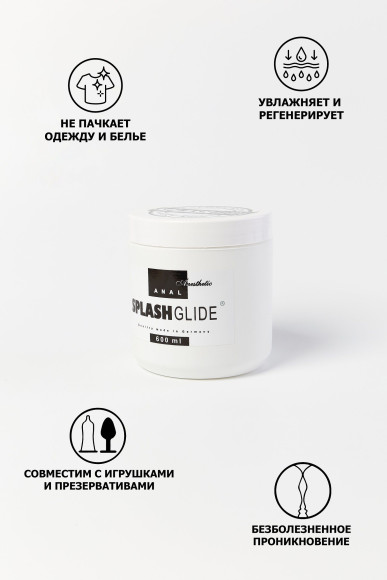 Анальный лубрикант на водной основе Splashglide Anal Anesthetic - 600 мл. Анальный лубрикант на водной основе Splashglide Anal Anesthetic - 600 мл.