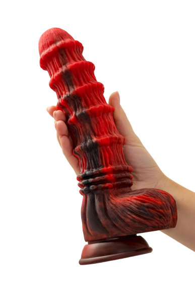 Силиконовый вибратор Monster Tops - 27 см. Силиконовый вибратор Monster Tops - 27 см.