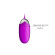 Лиловое виброяичко Abner с управлением при помощи смартфона