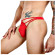 Красные сексуальные трусы-стринги на тонких бретелях Красные сексуальные трусы-стринги на тонких бретелях