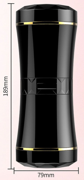 Двусторонний мастурбатор в колбе - вагина и анус