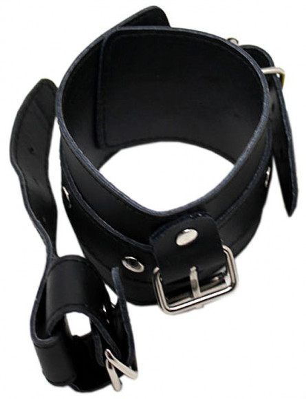 Черная манжета с фиксацией больших пальцев