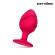 Ярко-розовая силиконовая анальная пробка - 7 см. Ярко-розовая силиконовая анальная пробка - 7 см.