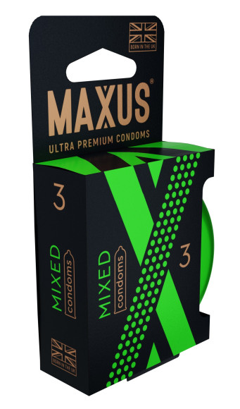 Презервативы в железном кейсе MAXUS Mixed - 3 шт. Презервативы в железном кейсе MAXUS Mixed - 3 шт.