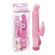 Розовый вибромассажёр с клиторальным зайчиком - 16,5 см. Розовый вибромассажёр с клиторальным зайчиком - 16,5 см.