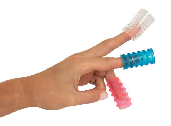 Комплект из трех рельефных насадок на пенис Tokyo Sleeves