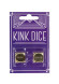 Золотистые игральные кубики Kink Dice Золотистые игральные кубики Kink Dice