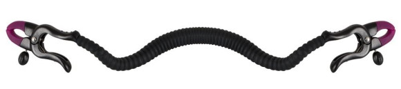 Зажим на половые губы с гибкой перемычкой для G-стимуляции Зажим на половые губы с гибкой перемычкой для G-стимуляции