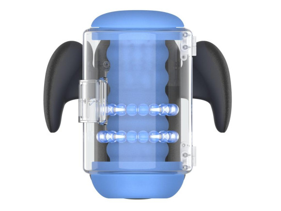 Инновационный робот-мастурбатор Black Knight с массажем бусинами Инновационный робот-мастурбатор Black Knight с массажем бусинами