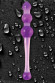 Большой фиолетовый стеклянный анальный стимулятор CRYSTAL KEGEL