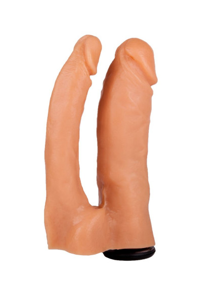 Двойная насадка для страпона Харнесс - 15,5 см. Двойная насадка для страпона Харнесс - 15,5 см.