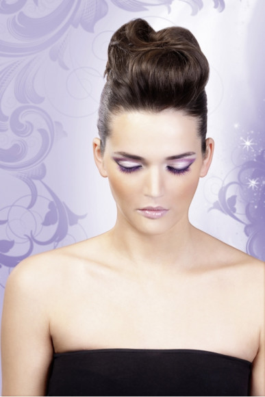 Длинные фиолетовые накладные ресницы Deluxe Длинные фиолетовые накладные ресницы Deluxe