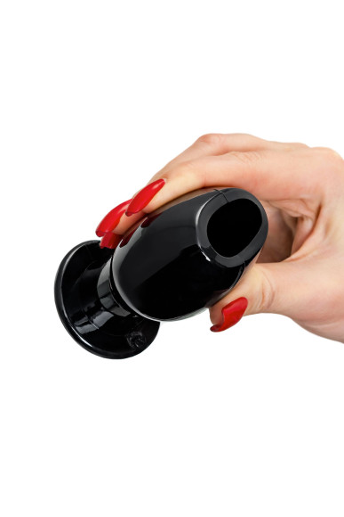 Черная анальная втулка Basic L - 7,5 см. Черная анальная втулка Basic L - 7,5 см.