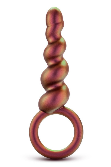 Коричневый анальный стимулятор Spiral Loop Copper Anal Plug - 13,3 см. Коричневый анальный стимулятор Spiral Loop Copper Anal Plug - 13,3 см.