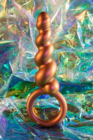 Коричневый анальный стимулятор Spiral Loop Copper Anal Plug - 13,3 см. Коричневый анальный стимулятор Spiral Loop Copper Anal Plug - 13,3 см.