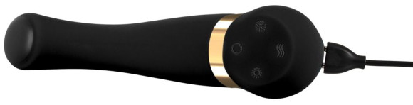 Черный вибромассажер с температурными режимами Hot n Cold - 21,6 см. Черный вибромассажер с температурными режимами Hot n Cold - 21,6 см.