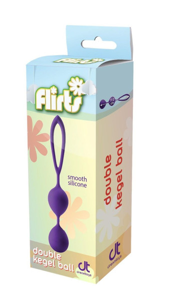 Фиолетовые вагинальные шарики Flirts Kegel Balls Фиолетовые вагинальные шарики Flirts Kegel Balls