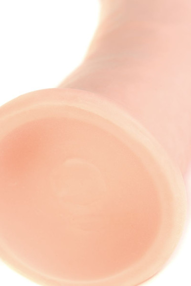 Телесный вибратор-реалистик с 7 режимами вибрации - 20 см. Телесный вибратор-реалистик с 7 режимами вибрации - 20 см.