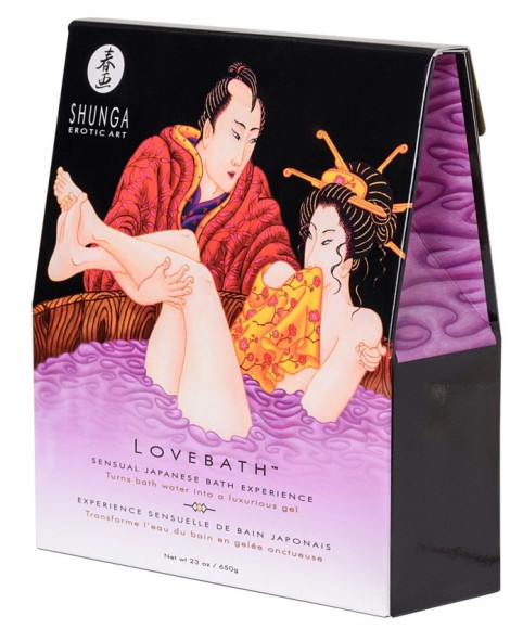 Соль для ванны Lovebath Sensual lotus, превращающая воду в гель - 650 гр. Соль для ванны Lovebath Sensual lotus, превращающая воду в гель - 650 гр.