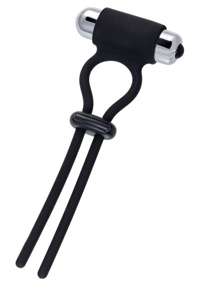 Черное эрекционное лассо на пенис Jat Черное эрекционное лассо на пенис Jat