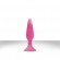 Розовая анальная пробка Sliders Silicone Anal Plugs Small на присоске - 11,35 см.