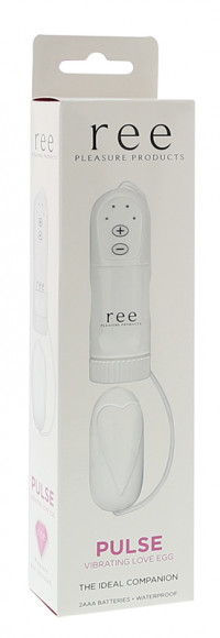 Белое виброяйцо Pulse