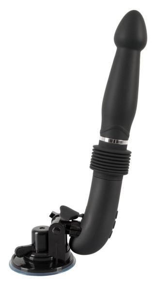 Черная секс-машина с поступательными движениями Fucking Machine Черная секс-машина с поступательными движениями Fucking Machine