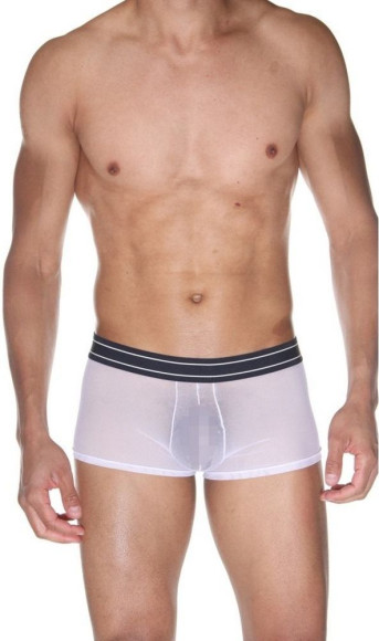 Мужские полупрозрачные трусы-боксеры Мужские полупрозрачные трусы-боксеры