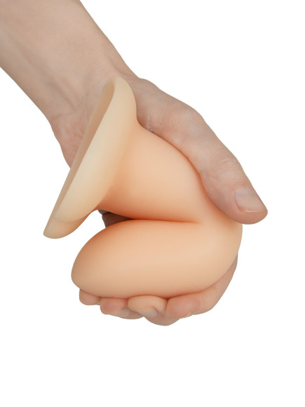 Телесный нереалистичный дилдо Emotional Soft Max - 13 см.