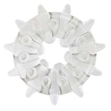 Прозрачное кольцо на пенис Heavy Cock Ring Stimulator