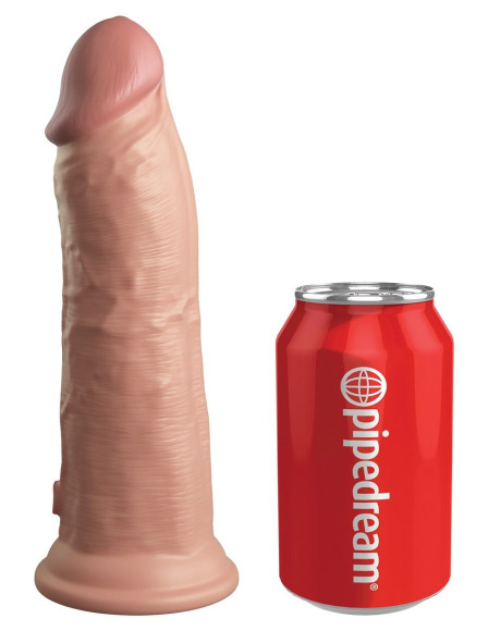 Телесный фаллоимитатор 8  Silicone Dual Density Cock - 22,8 см.