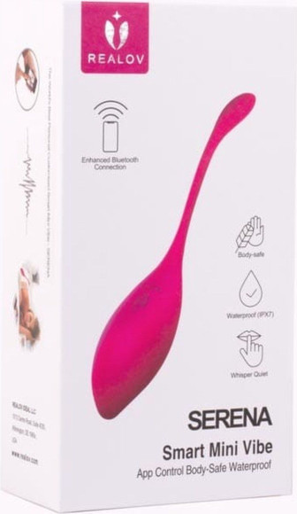 Красный многофункциональный вибромассажер Realov Serena Smart Mini Vibe Красный многофункциональный вибромассажер Realov Serena Smart Mini Vibe