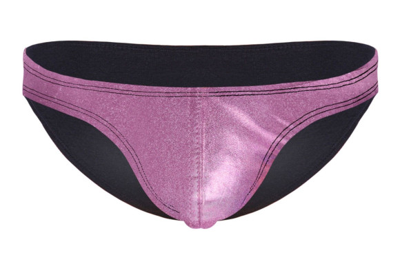 Мужские трусы-слипы с розовой передней частью Мужские трусы-слипы с розовой передней частью