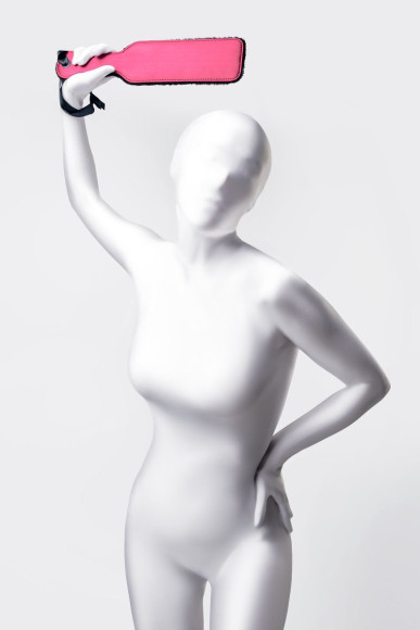 Двусторонняя шлепалка Anonymo - 37 см. Двусторонняя шлепалка Anonymo - 37 см.