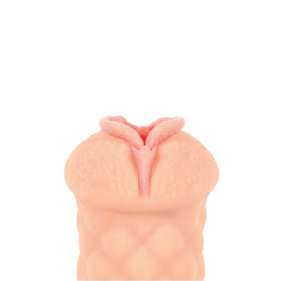 Телесный мастурбатор-вагина Elegance.002 с двойным слоем материала Телесный мастурбатор-вагина Elegance.002 с двойным слоем материала