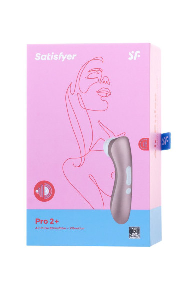 Вакуумно-волновой стимулятор Satisfyer Pro 2+ Вакуумно-волновой стимулятор Satisfyer Pro 2+
