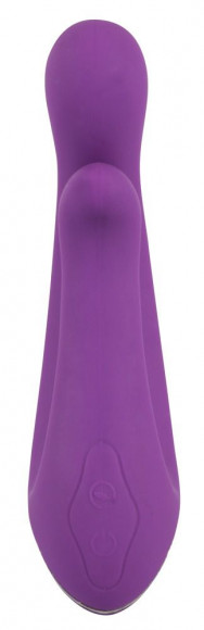 Фиолетовый перезаряжаемый вибратор Javida Double Vibe