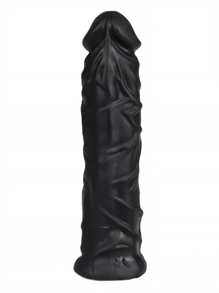 Черная насадка HARNESS для трусиков с плугом №9 - 20 см. Черная насадка HARNESS для трусиков с плугом №9 - 20 см.