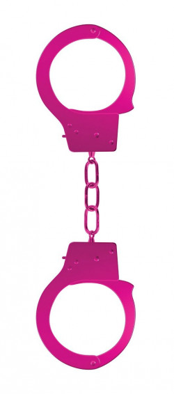 Розовые наручники OUCH! Pink
